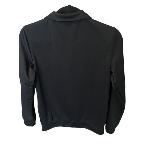 Like New ADIDAS women’s black and white long sleeve track jacket size small - Picture 2 of 6